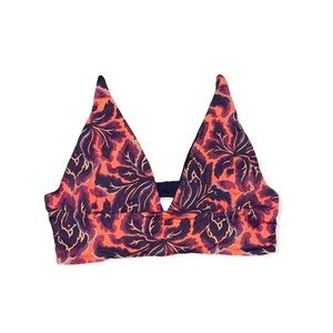 Floral pattern bathing suit top, Great Condition